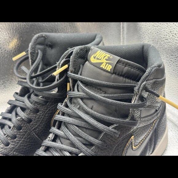 RARE 🚀 Sz‎ 11 Nike Air Jordan 1 Retro High City of Flight Black Gold 555088-031 - Picture 8 of 11